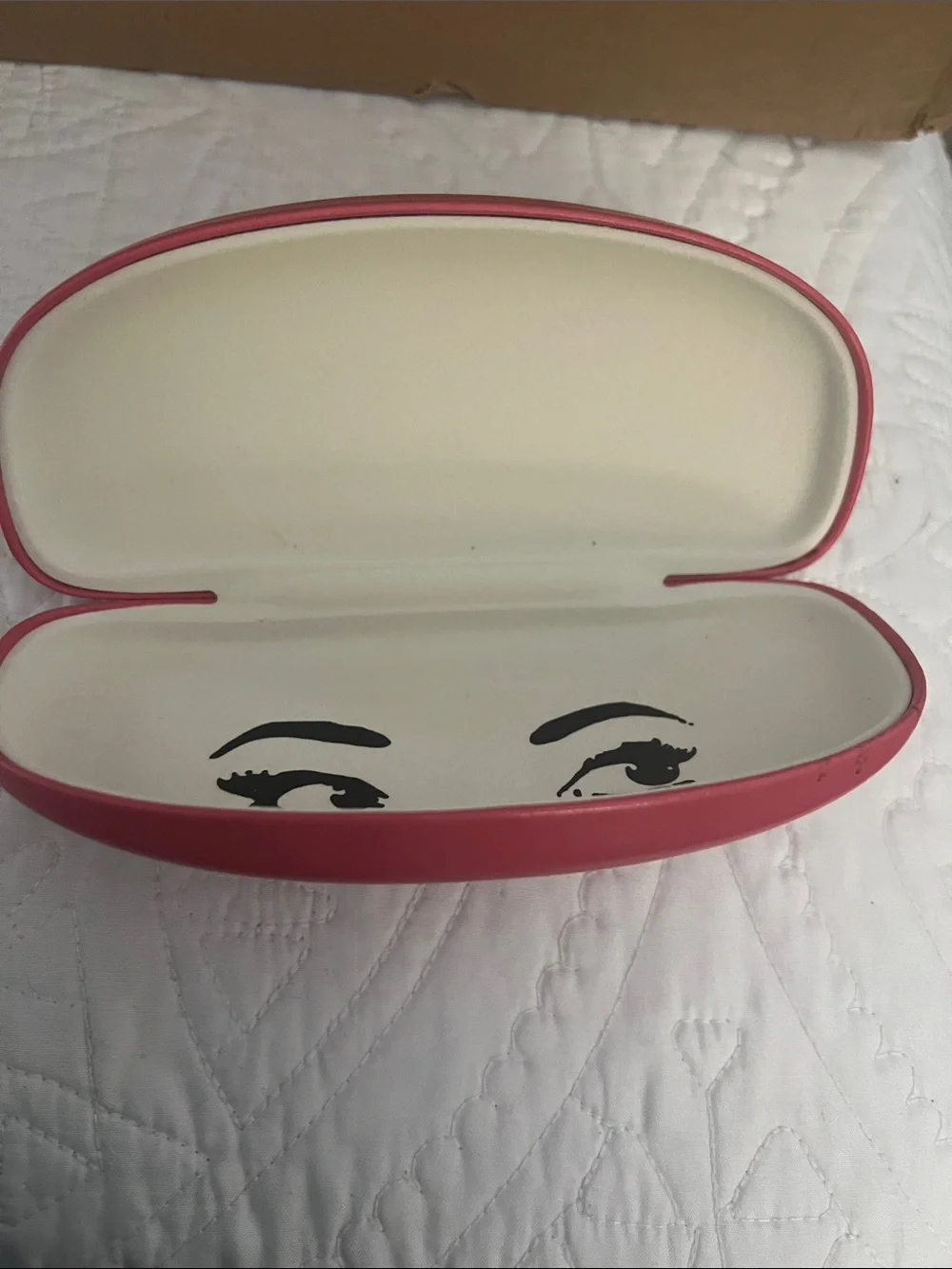 kate spade Pink Hard Shell Eyeglass Case